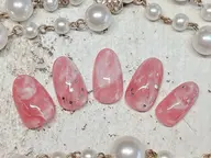 【🖐️ネイル】ニュアンスマーブルデザイン（お色変更なし）通常価格4980円→ミニモ限定2980円💅