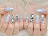 人気No.1🍒40% オフ🦀️🦀️チップ長さだし+持ち込みデザイン(🍓🍒デザイン、パーツ10本Ok)12980