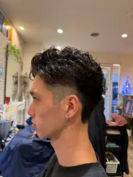 カット+メンズパーマ
