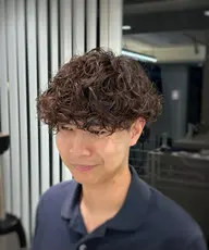 【メンズにおすすめ🏝️最新機器でパーマのもちUP🆙】カット＋Hydraid＋パーマ＋marbb