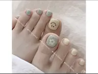 (オフあり)フットネイルワンカラ