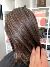 カット＋ハイライト＋イルミナカラー＋髪質改善トリートメント