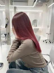 🧡暖色系カラー＋トリートメント(イルミナorアディクシー)