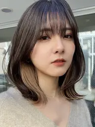 カット+インナーカラーorアンブレラカラー（全体カラー込み）