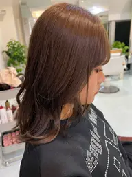 カット+カラー(ワンカラー)   ミディアム​〜​ショートのみ