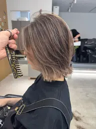 シークレットハイライト+カラー+カット+水素Tr