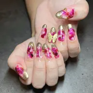 オフあり🌟程よく長さだしをしたい方へ❣️ハードジェルスカルプ★オフ＋やり放題120分パラジェル込み