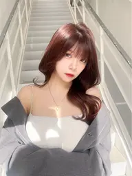 人気No.2❗️カット+ブリーチなしの痛ませない透明感カラー+髪質改善3ステップトリートメント✨