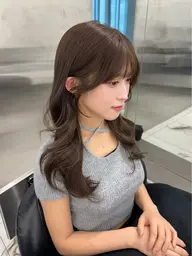 👑人気No.1 👑赤味ゼロ、透明感艶髪💞選べるカラー+カット+高濃度水素ULTOWAトリートメント