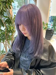 【ハイトーンにしたい方はｺﾁﾗ👱🏻‍♀️】2ケアブリーチ➕髪質改善カラー🎨