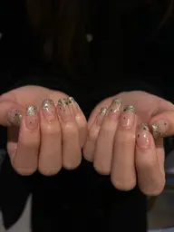 【限定価格】シンプル/ラメグラ/ラメアートnail✧︎.+ﾟオフィスnail