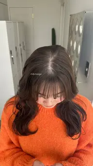 【明るめ透け感UP✨】カット+イルミナカラー+3stepトリートメント