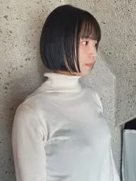 🌟似合わせフロントカット＋透明感カラー🌟(鎖骨より下の長さの方はロング料金＋500円になります。)