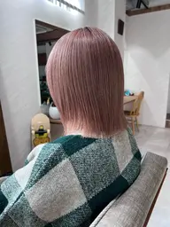 【❤️暖色❤️】小顔カット+ケアブリーチ+カラー+トリートメント