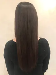 【サラサラ⭐️】【トリートメント付き】縮毛矯正×カット☘️