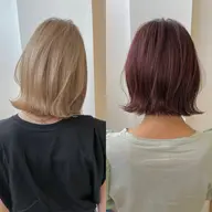 【❣️オススメブリーチメニュー❣️】似合わせカット×全体ケアブリーチ×フルカラー×1STEPトリートメント