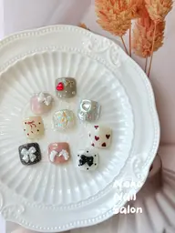 【フット】ワンホンネイル親指2本アート