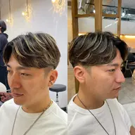 🌟メンズのトレンド🌟メンズカット➕フルブリーチカラー(ハイライトカラーやインナーカラーはプラス料金になります)