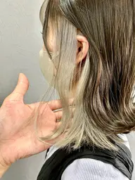 似合わせカット✨+N.ルフレカラー🎨+インナーカラー🎨