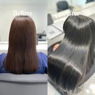 【蓄積型の栄養補給で髪質改善】髪質改善カラーエステ/シルク