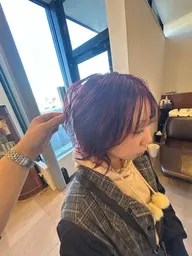 ♡Wカラー♡+カット💇♂️ 当店のお客様の4割がダブルカラーを希望する方が多いです😊