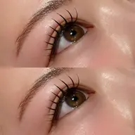 &healthyフラットラッシュ120本(マツエク×パーマ)