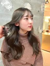 透明感のあるワンカラー🫒＋キューティクル補修トリートメント✨