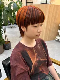 カット＋ハイライト（全体）カラー＋3stepトリートメント