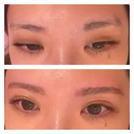 ハリウッドアイブロウ　眉毛Wax脱毛　黄金比測って垢抜け😉