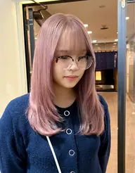 【 4/14 10:30- ミディアム限定👩🏼 】ブリーチWカラー+卵殻膜tr付き♡