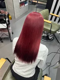 ブリーチありワンカラー ➕ Aujua6工程トリートメント