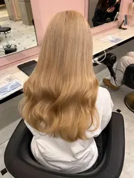 【ブリーチモデル】🧸ブリーチありダブルカラー➕オリジナルトリートメント🍪ミルクティーカラー🍪