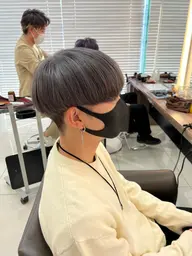 【カラー人気No.2】メンズカット＋ダブルカラー⭐️⭐️