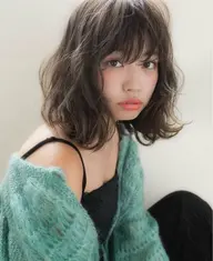 【ゆるっとおしゃれヘア🍐】スタイリストカット（条件付き）+ケアミルクパーマ+3step treatment付き✨