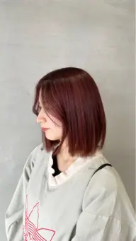 🉐大特価🌟【人気No.3】ケアカラー➕炭酸ヘッドスパ(顔周りレイヤーカット追加の場合はお申し出ください)