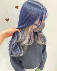 🤍🍒インナーだけブリーチ、表面とインナーカラー🍒🤍