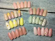 花咲く春の定額アート　初回ソフトジェルオフ無料