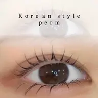 【韓国風パーマ】束感×くるんと可愛いまつ毛‎🤍           コーティング付き❤️‍🔥
