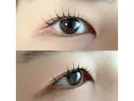 パリジェンヌ風立ち上げデザインまつ毛パーマ