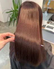 髪質改善ストレート+カット+高濃度トリートメント