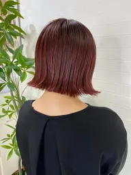 カット＋ワンカラー　#シャンプーブロー込み