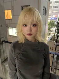 【SNS投稿用📸】レイヤーカット+ブリーチ+カラー+頭皮ケア🫧(撮影出来る方限定‼️)