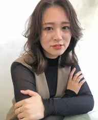 《人気no.1✨》艶カラー＋前髪カット＋ミルボントリートメント