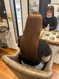 🌷カット+ツヤツヤ酸性ストレート+髪質改善トリートメント