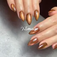 《ハンド》オフ無し【パラジェル】マグネットorミラーネイル💅 クリアベース　インスタで話題自爪を傷つけない施術😊