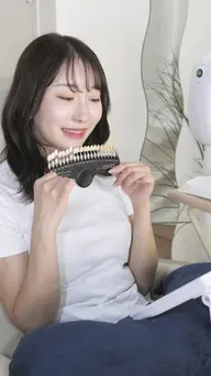 【歯の黄ばみに🦷✨】まずはお試し🙆“8分×3回”で透明感ある自然な歯に！人目を気にせず自分磨き！ホワイトニング🦷