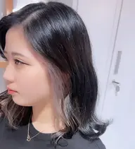 💛イヤリングカラー＋トリートメント💛(ブリーチ込)【カット無料】