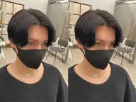 【男性限定】カット+弱酸性ストレート