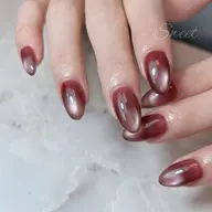 マグネット　ネイル　ワンカラー