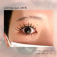 LED下まつげエクステ🦄20本/3000円，30本/4000円，本数無制限つけ放題/7000円